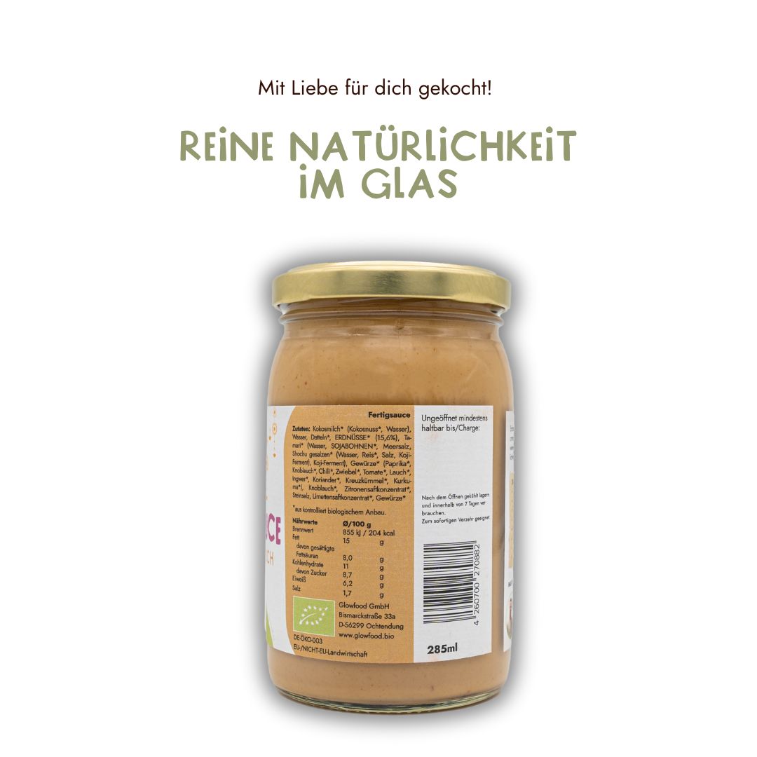 YAVIS ERDNUSSSAUCE CREMIG-EXOTISCH (bio)